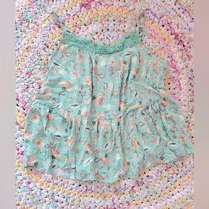 Torrid Crinkle Gauze Crochet Floral Cami Tank Size 1